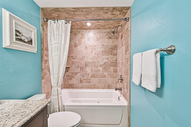 2114 Crows Nest Dr, League City, TX 77573 - full bathroom with shower / bath combination with curtain and vanity