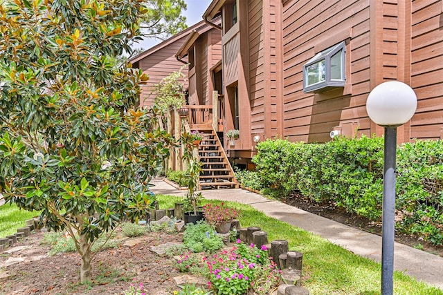 2114 Crows Nest Dr, League City, TX 77573 - view of property with stairs