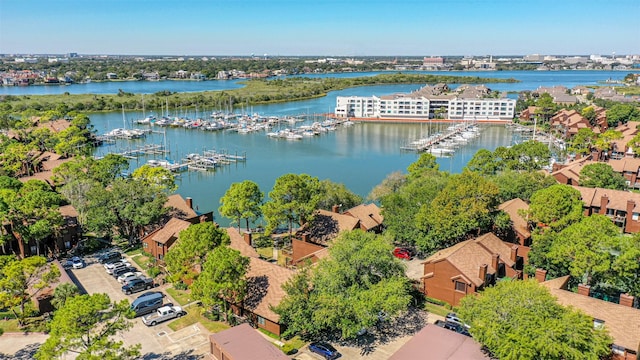 2114 Crows Nest Dr, League City, TX 77573 - aerial view of numerous boat docks and a large body of water