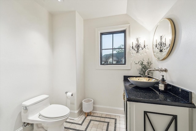 30 Hackberry Ln Unit A, Houston, TX 77027 - half bath with vanity and tile patterned flooring