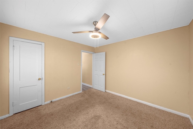 4505 Memorial Dr, Waco, TX 76711 - unfurnished bedroom featuring carpet flooring and ceiling fan
