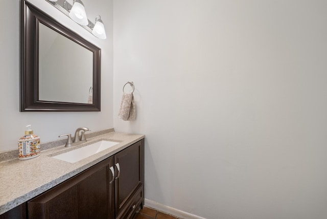 4904 Feagan St Unit 1, Houston, TX 77007 - bathroom featuring vanity and baseboards