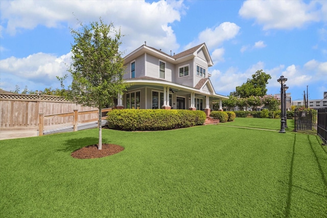 2317 Ashland St, Houston, TX 77008 - view of front of house featuring ceiling fan