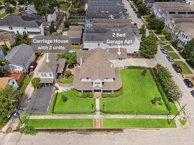 2317 Ashland St, Houston, TX 77008 - aerial perspective of suburban area