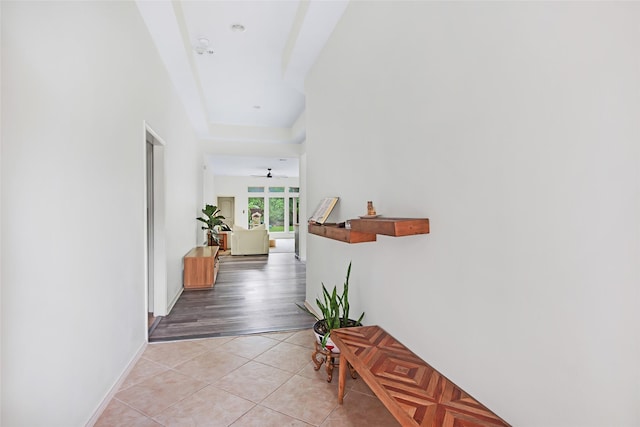 13015 Barkley Bend Ln, Houston, TX 77044 - hall featuring light tile patterned floors