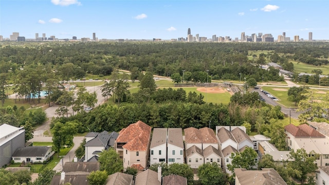 6508 Haskell St, Houston, TX 77007 - bird's eye view of city skyline