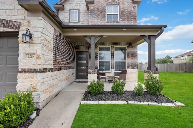 3218 Camelia Chase Ct, Spring, TX 77373 - doorway to property with stone siding and brick siding