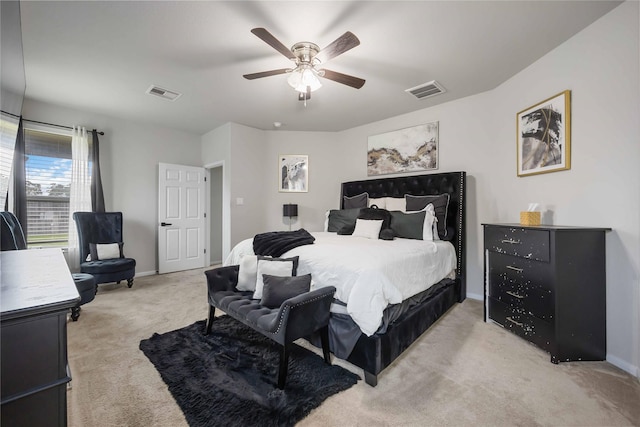 3218 Camelia Chase Ct, Spring, TX 77373 - bedroom featuring carpet flooring and ceiling fan
