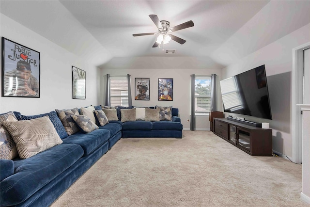 3218 Camelia Chase Ct, Spring, TX 77373 - living area featuring carpet and ceiling fan