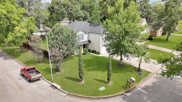 17103 Scuttle Way, Crosby, TX 77532 - aerial view of property and surrounding area with a tree filled landscape