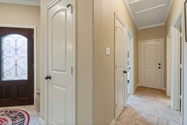 111 Bessie Price Owen Dr, Montgomery, TX 77356 - foyer featuring ornamental molding