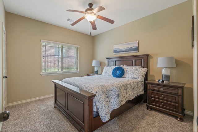 111 Bessie Price Owen Dr, Montgomery, TX 77356 - bedroom with light colored carpet and a ceiling fan