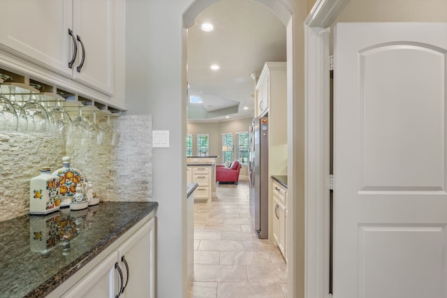 111 Bessie Price Owen Dr, Montgomery, TX 77356 - corridor with arched walkways and recessed lighting
