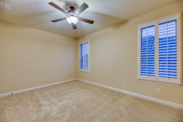 107 Lake View Loop, Fulshear, TX 77441 - unfurnished room featuring carpet flooring and ceiling fan