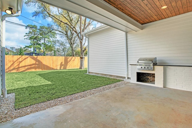 1514 Chantilly Ln, Houston, TX 77018 - view of patio featuring a grill