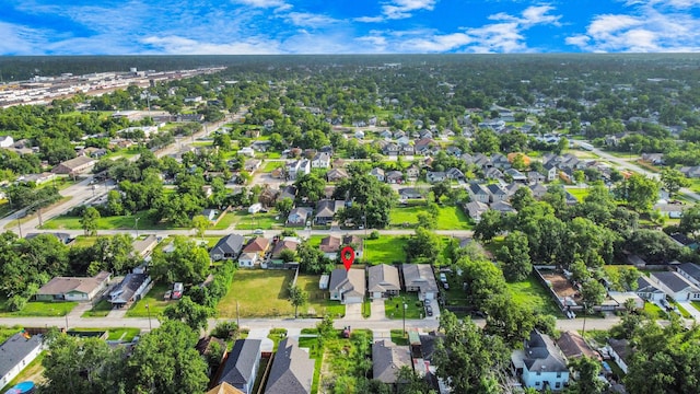 7947 Cinderella St, Houston, TX 77028 - aerial overview of property's location featuring nearby suburban area
