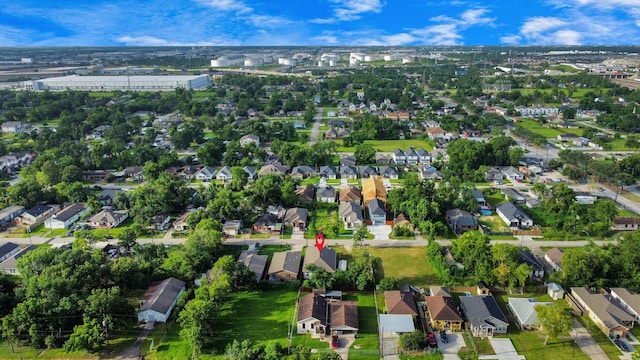 7947 Cinderella St, Houston, TX 77028 - aerial view of property's location featuring nearby suburban area
