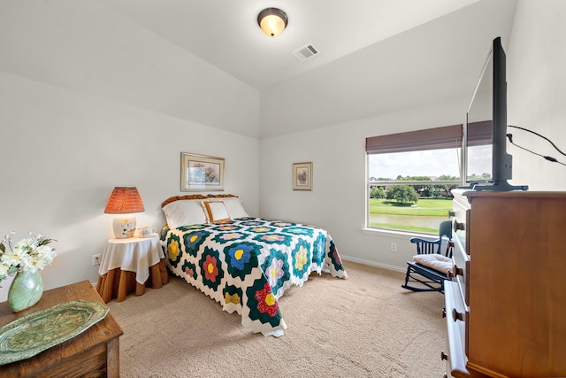 18331 Chapmans Count Rd, Cypress, TX 77433 - bedroom featuring carpet floors and vaulted ceiling