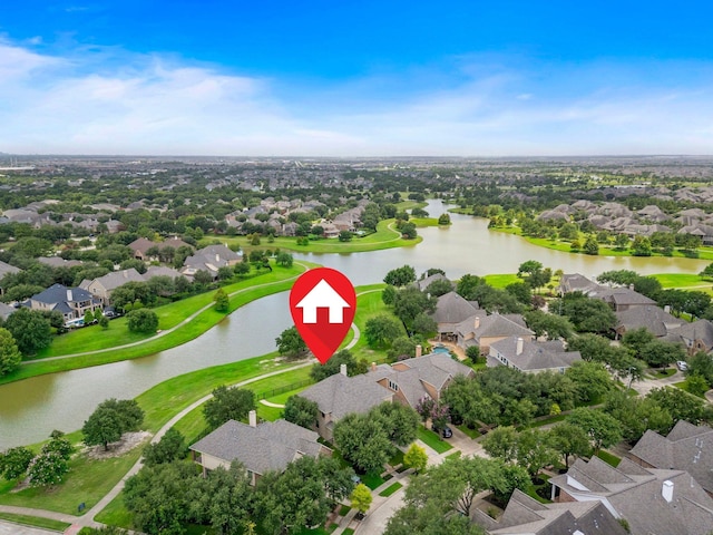 18331 Chapmans Count Rd, Cypress, TX 77433 - aerial view of residential area featuring a large body of water