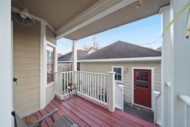 606 E 27th St, Houston, TX 77008 - view of wooden deck