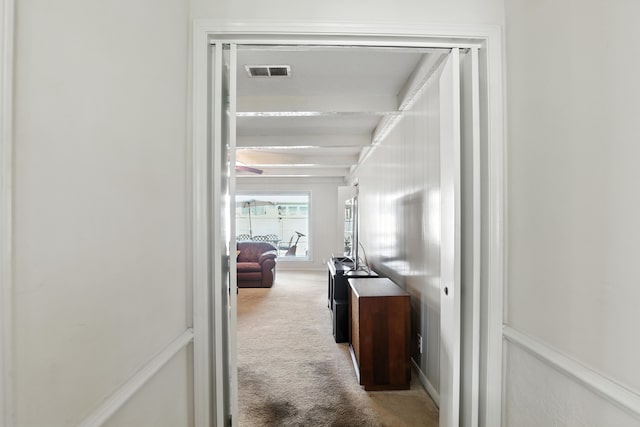 2910 Riata Ln, Houston, TX 77043 - hall featuring carpet floors