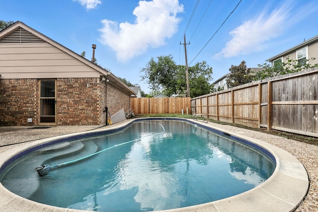 2910 Riata Ln, Houston, TX 77043 - view of pool with a fenced backyard