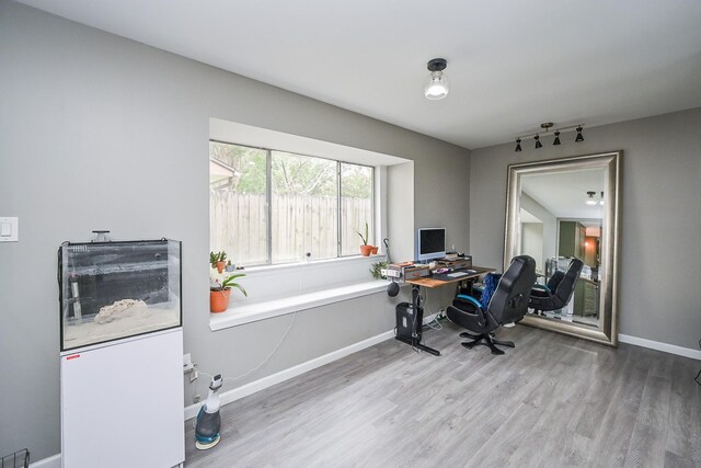 19923 Ricewood Way, Katy, TX 77449 - office with wood finished floors and baseboards