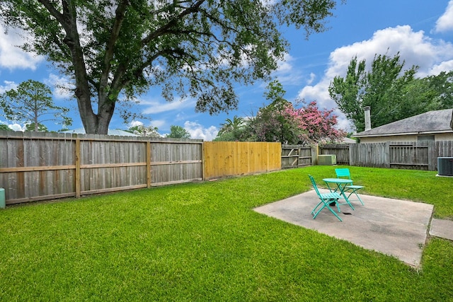 19923 Ricewood Way, Katy, TX 77449 - fenced backyard with a patio