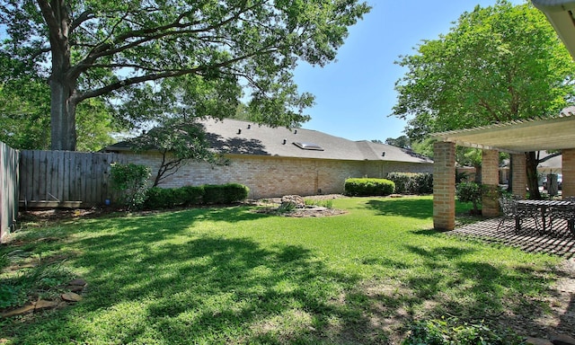 6606 Preston Trail Dr, Houston, TX 77069 - view of yard with a patio area and a pergola