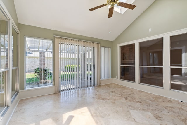 6606 Preston Trail Dr, Houston, TX 77069 - unfurnished sunroom featuring lofted ceiling