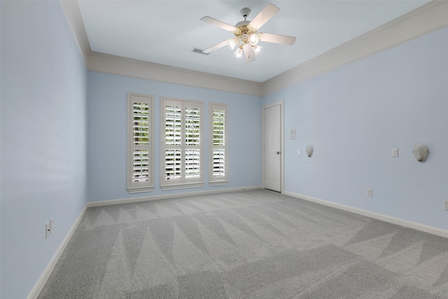 193 Grogans Point Rd, The Woodlands, TX 77380 - carpeted empty room featuring a ceiling fan and baseboards