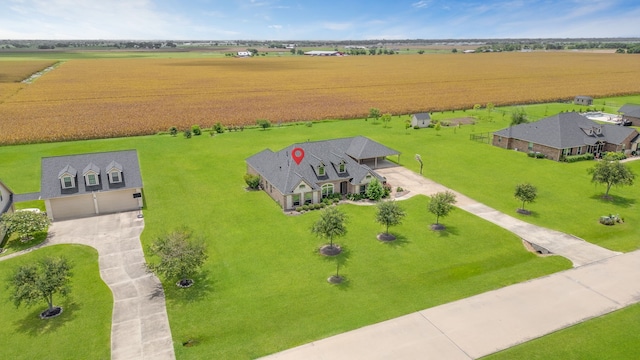 10527 Caddo Lake Dr, Needville, TX 77461 - aerial view of sparsely populated area