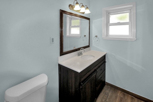 4047 Falkirk Ln, Houston, TX 77025 - bathroom featuring vanity and wood finished floors