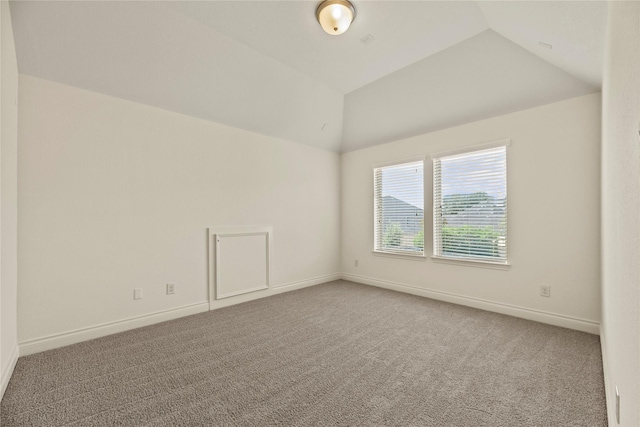 4403 Lodge Vine Ct, Sugar Land, TX 77479 - empty room with lofted ceiling and carpet floors