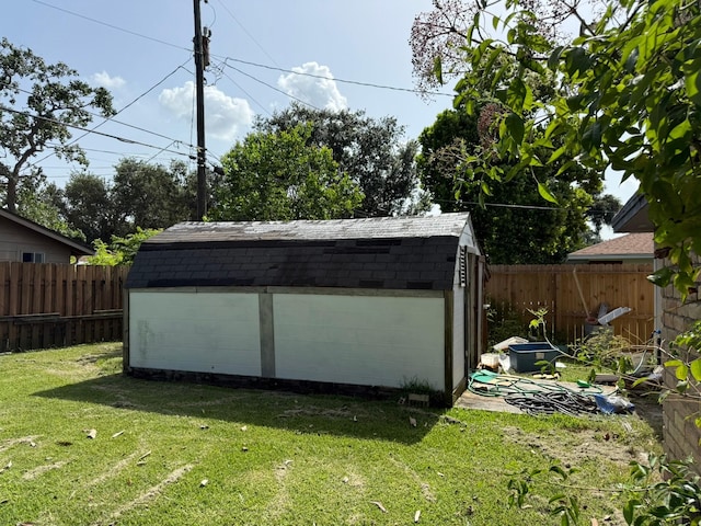 427 22nd Ave N, Texas City, TX 77590 - view of shed featuring a fenced backyard