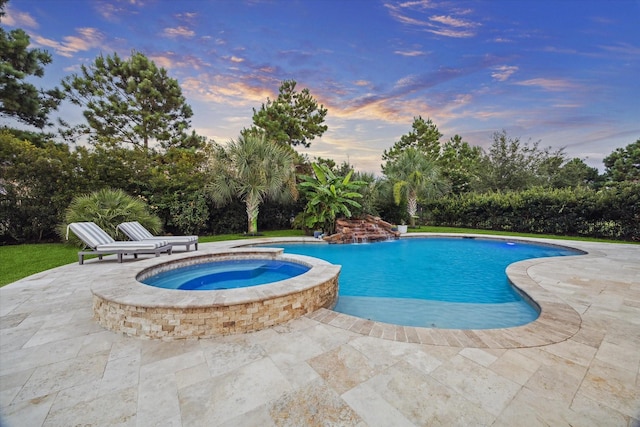 17310 Venado Dr, Cypress, TX 77433 - view of pool featuring a patio area and a pool with connected hot tub