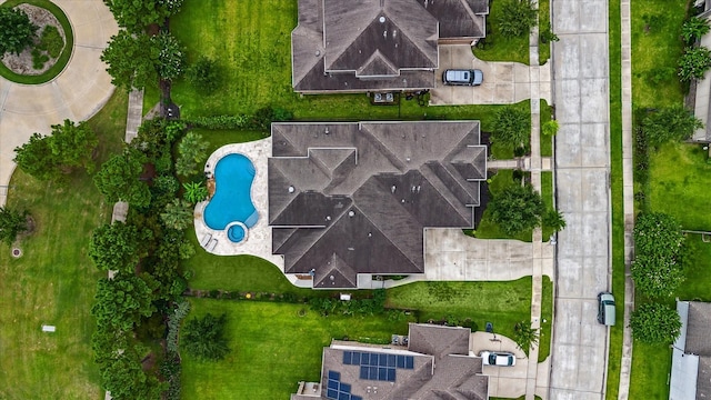 17310 Venado Dr, Cypress, TX 77433 - drone / aerial view of a pool area