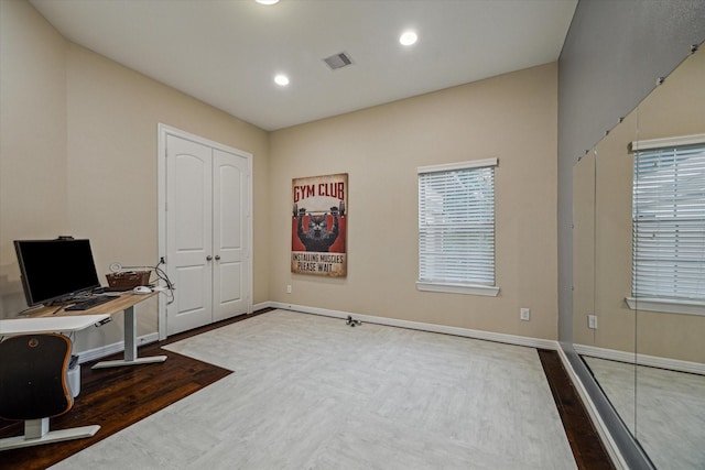 17310 Venado Dr, Cypress, TX 77433 - home office featuring recessed lighting and baseboards