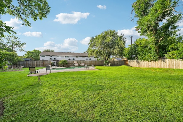 10676 Hazelhurst Dr, Houston, TX 77043 - fenced backyard featuring a patio area