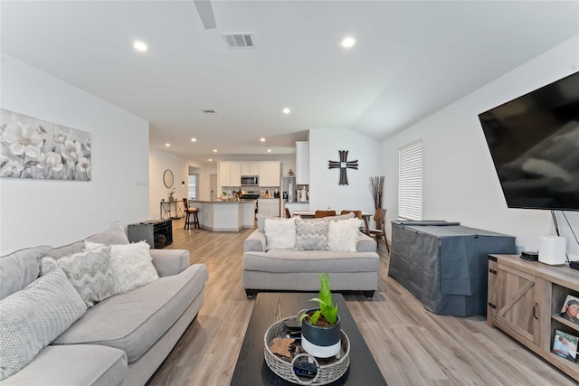 7902 Sleek Flock Ln, Rosharon, TX 77583 - living area with light wood-type flooring and recessed lighting