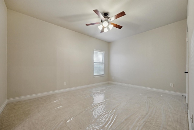 1923 Rice Mill Dr, Katy, TX 77493 - unfurnished room with ceiling fan and light colored carpet