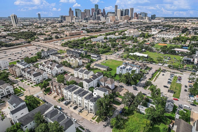2221 Francis St, Houston, TX 77004 - bird's eye view of city skyline