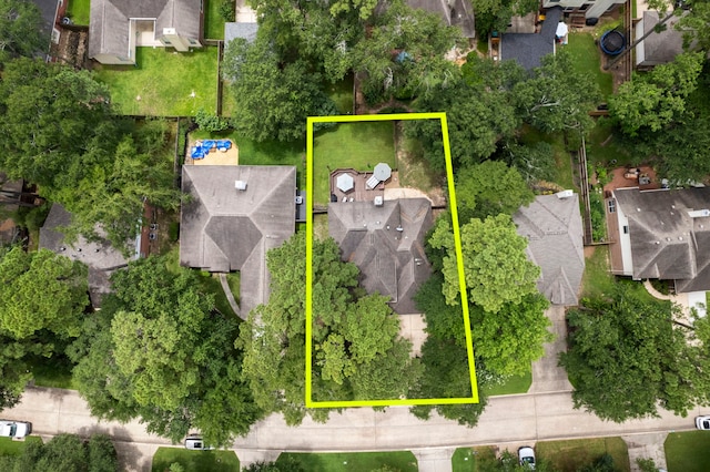 96 N Acacia Park Cir, The Woodlands, TX 77382 - aerial view of residential area