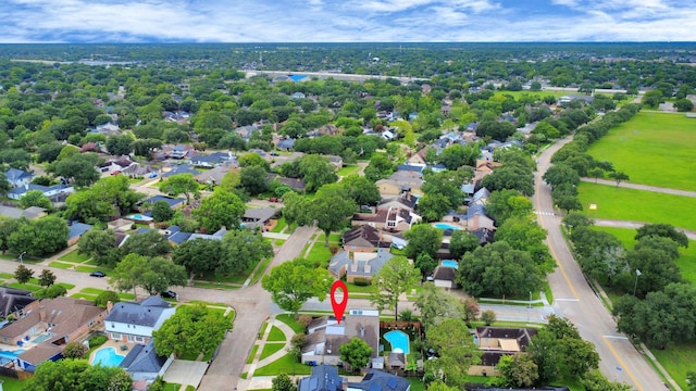 6803 Las Brisas Dr, Houston, TX 77083 - aerial view of residential area