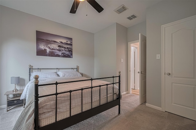 21002 Beech Landing Ln, Katy, TX 77450 - carpeted bedroom featuring baseboards and ceiling fan