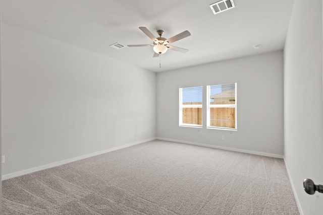 645 Blackberry Ln, La Marque, TX 77568 - carpeted spare room with ceiling fan and baseboards