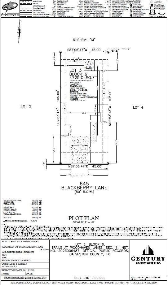 645 Blackberry Ln, La Marque, TX 77568 - view of property floor plan