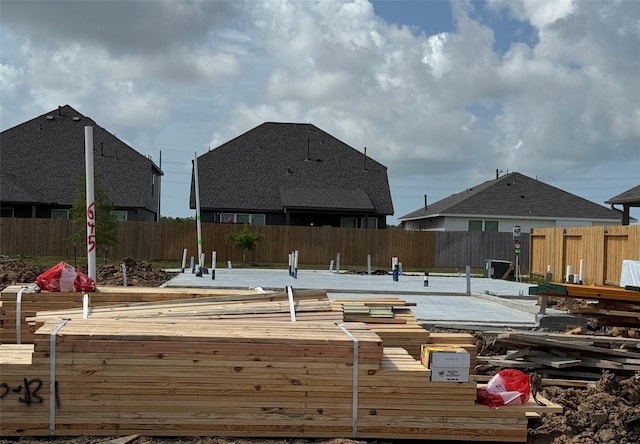 645 Blackberry Ln, La Marque, TX 77568 - exterior space with a fenced backyard and a deck