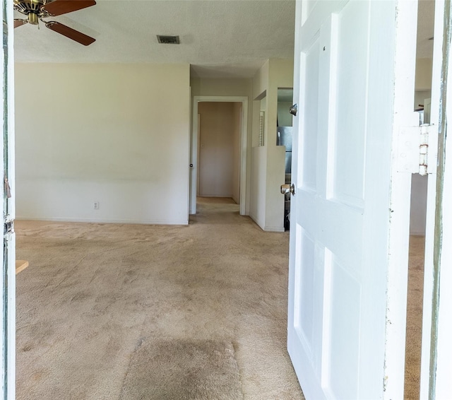 7734 El Rancho St, Houston, TX 77087 - spare room featuring carpet floors and ceiling fan