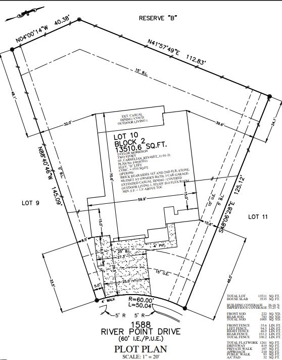 1588 River Point Dr, Friendswood, TX 77546 - survey map / technical document